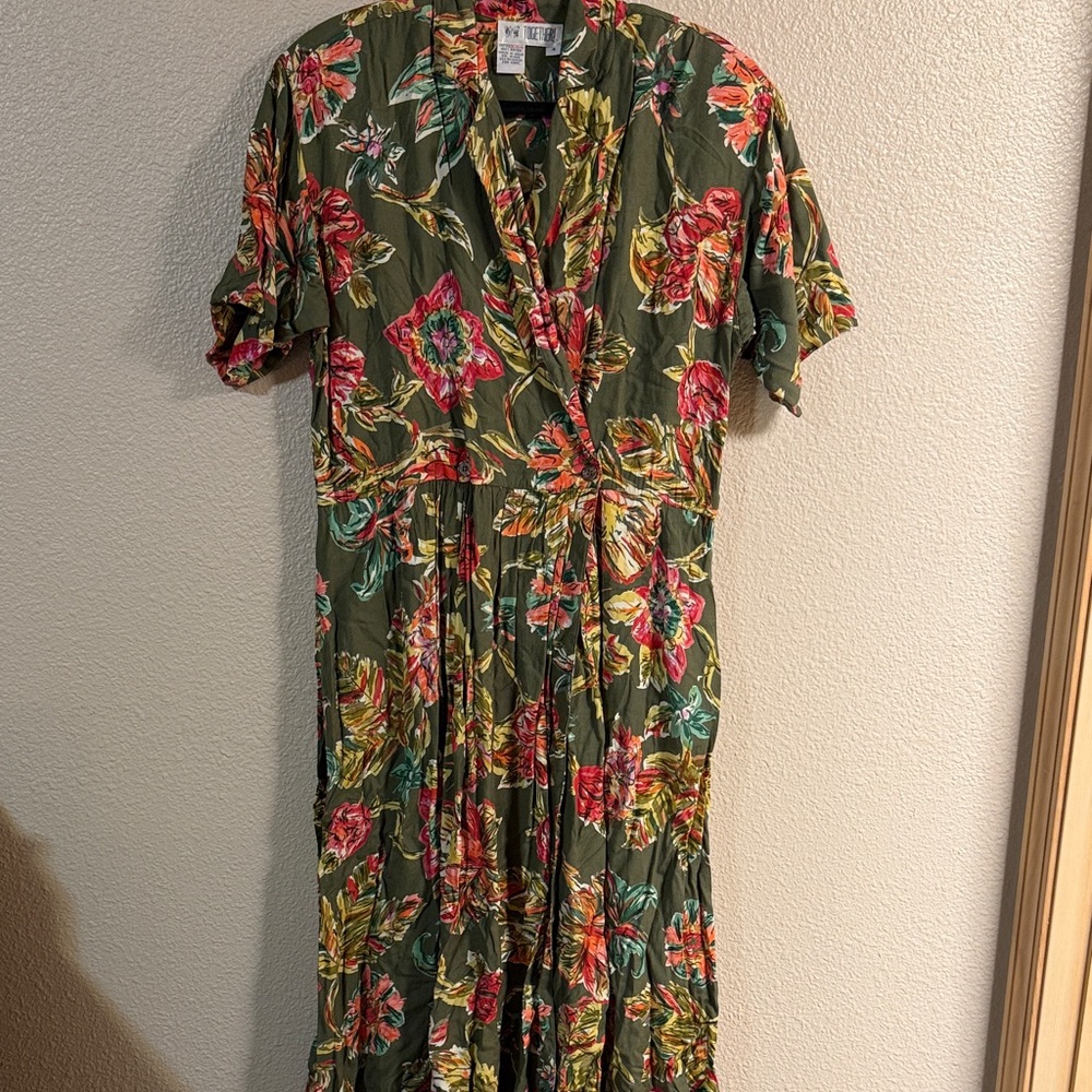 Together Vibrant Floral Maxi Dress